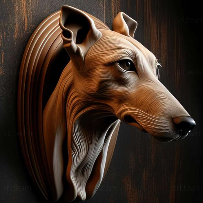 3D модель Уіппет собака (STL)